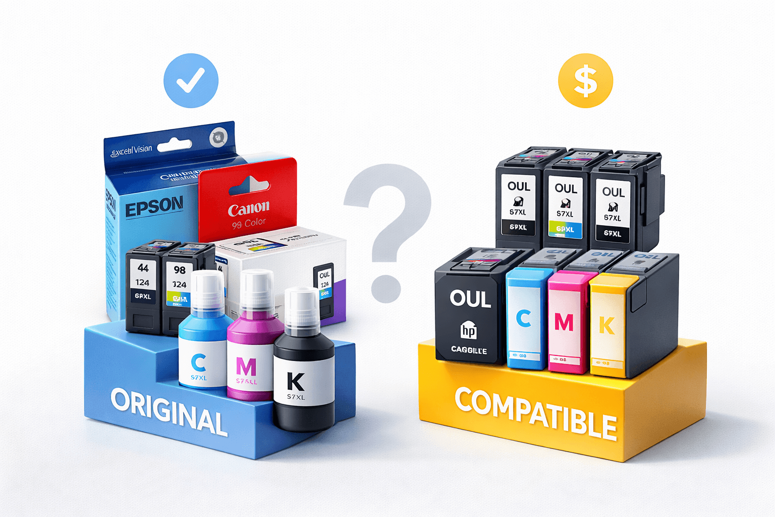 Cartridge Original vs Compatible Jagonya Tinta