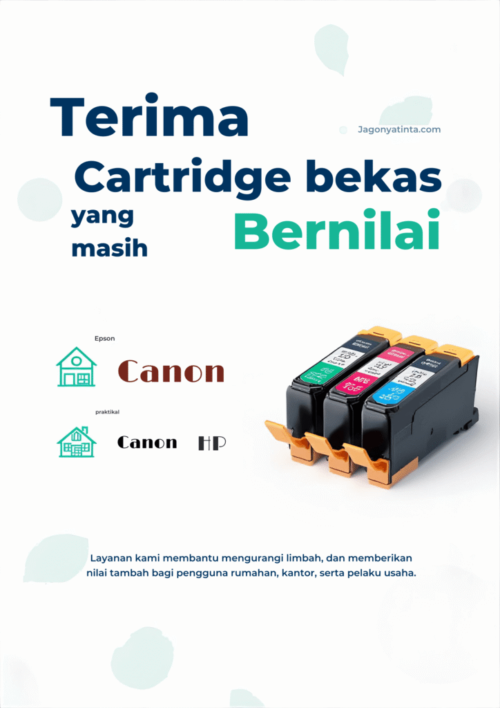 Terima cartridge bekas jagonya tinta