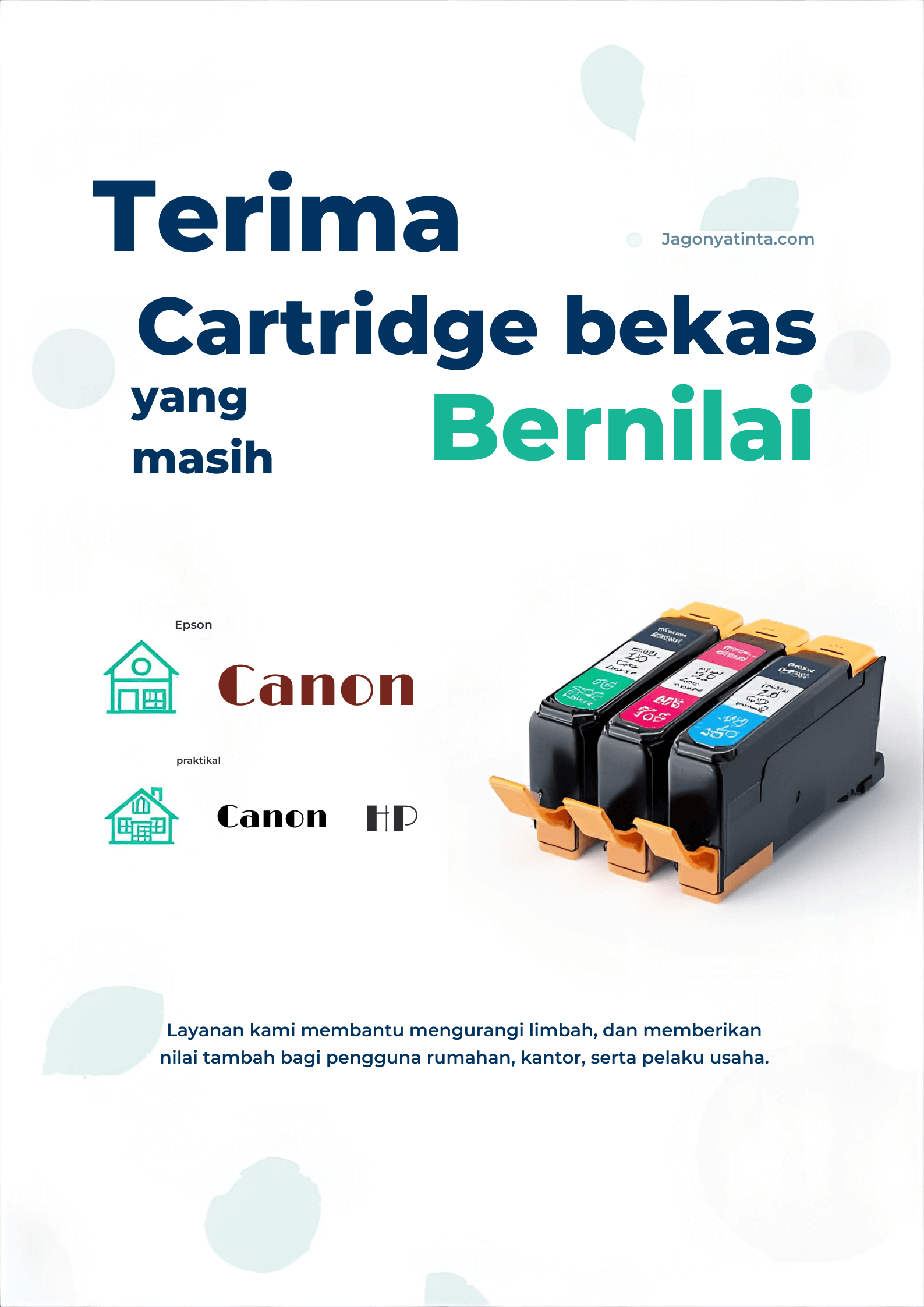 Terima cartridge bekas jagonya tinta